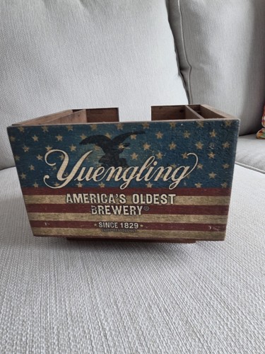 Intact wooden yuengling beer - yuengling,
